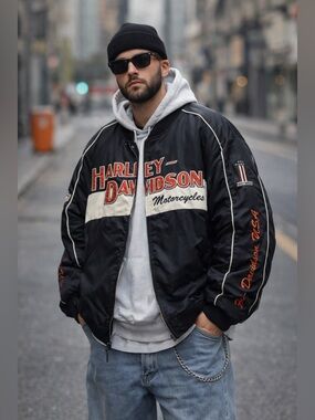 Harley-Davidson Jacket | Black Bomber | USA